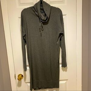 Lauren Ralph Lauren Grey Mini Knit Dress Size M